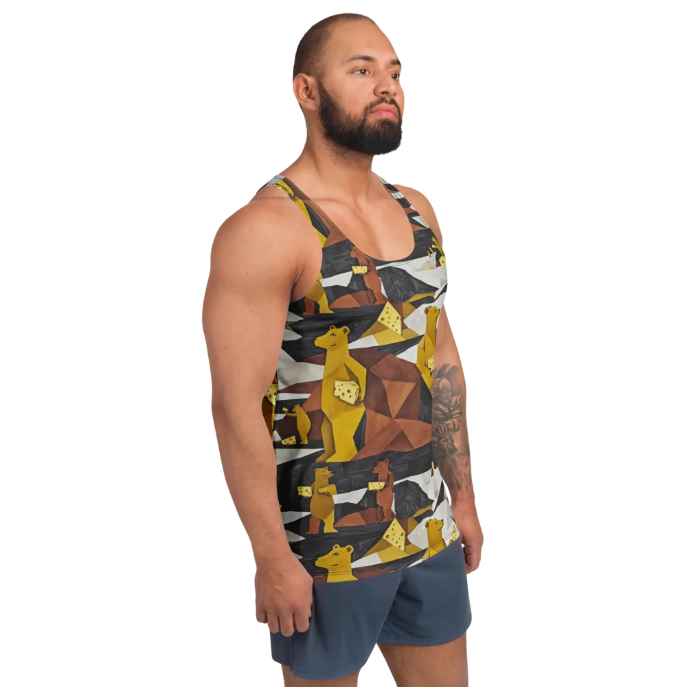 Golden Bear Market on Men's Tank Top — Right Front