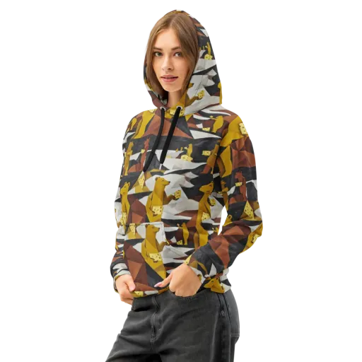 Golden Bear Market on a Cotton Hoodie