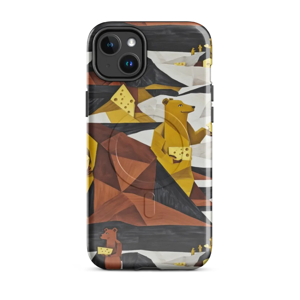 Golden Bear Market on MagSafe Tough Case for iPhone® — Front