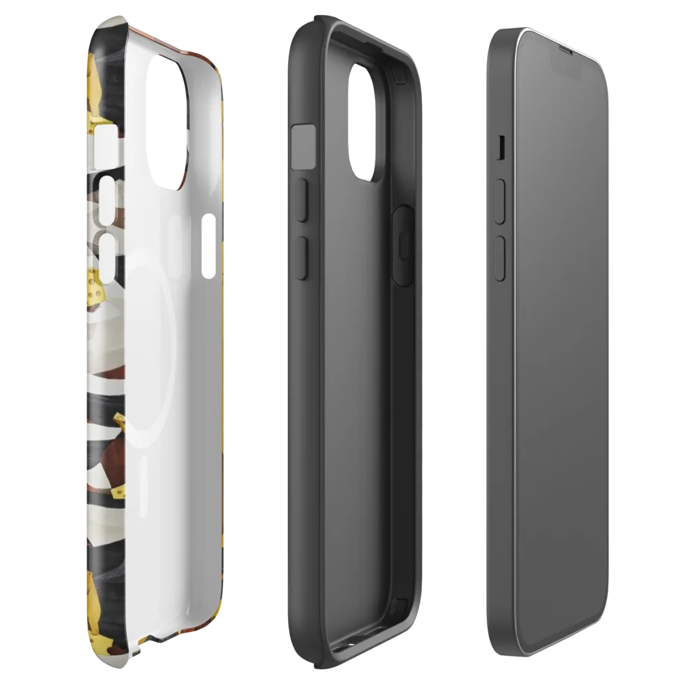 Golden Bear Market on MagSafe Tough Case for iPhone® — Front
