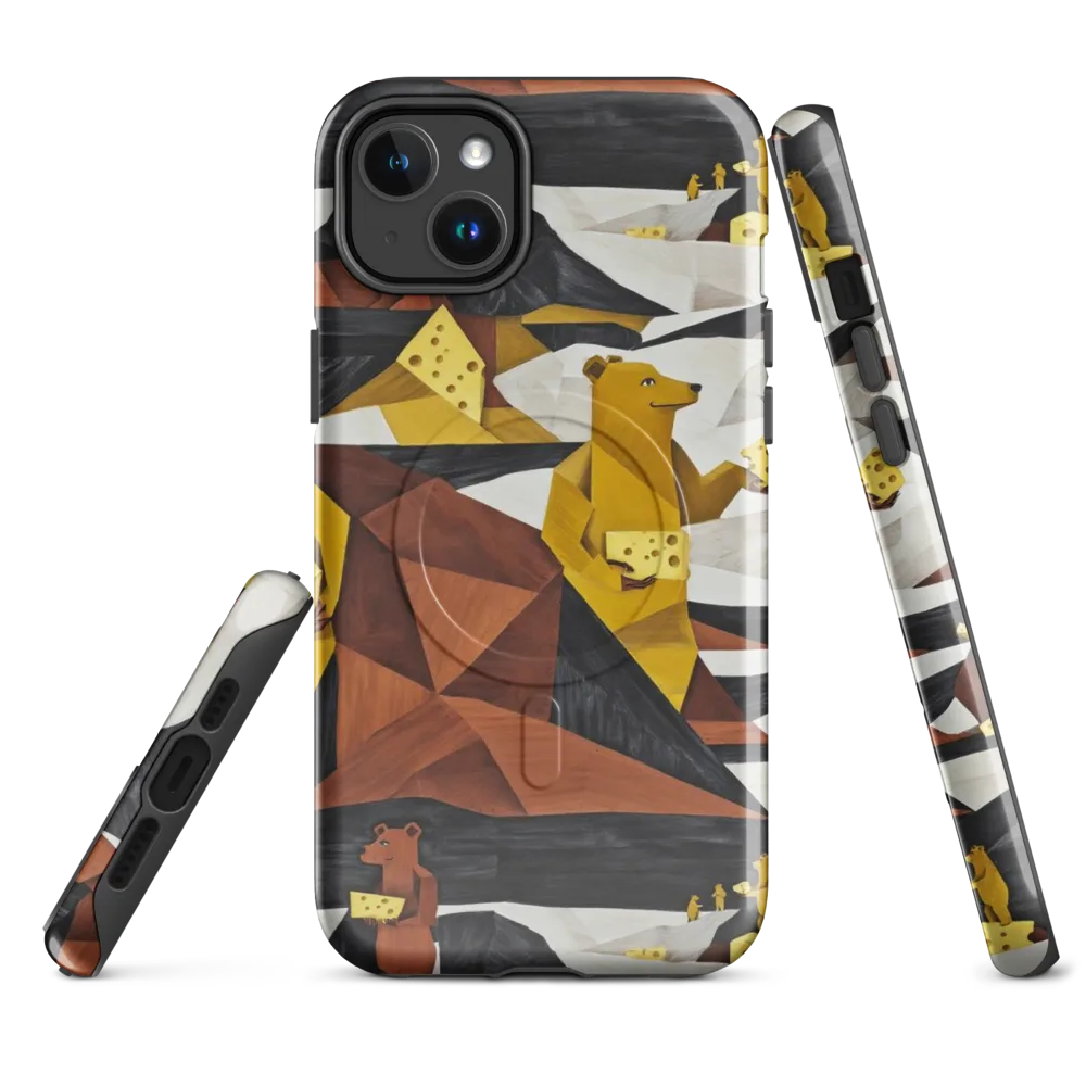 Golden Bear Market on MagSafe Tough Case for iPhone® — Front
