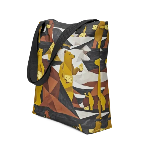 Golden Bear Market on Tote Bag