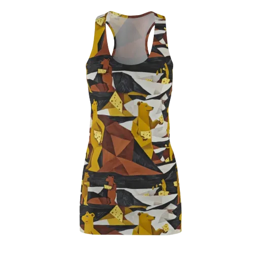 Golden Bear Market on a Racerback Dress