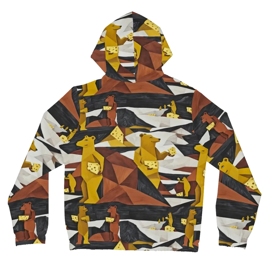 Golden Bear Market on Women's Full-Zip Hoodie — Back
