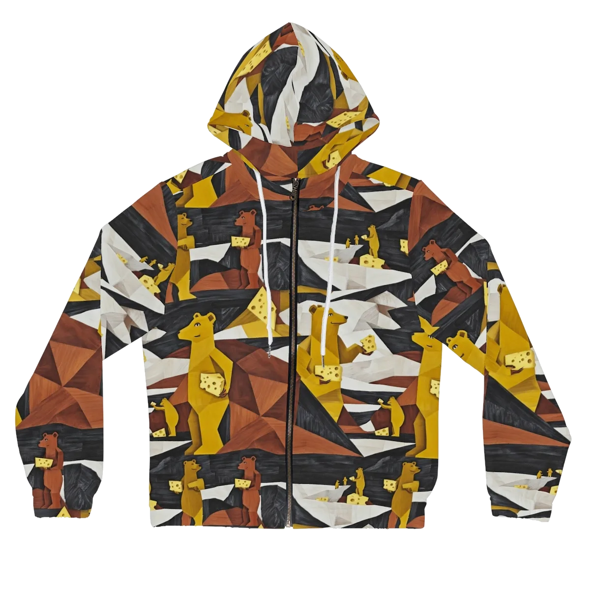 Golden Bear Market on Women's Full-Zip Hoodie — Front