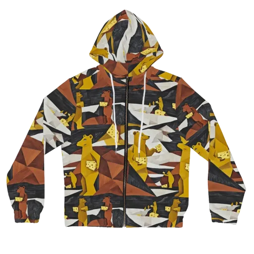Golden Bear Market on a Women's Full-Zip Hoodie
