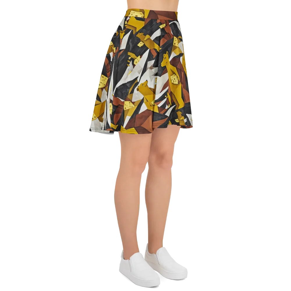 Golden Bear Market on Skater Skirt — Right