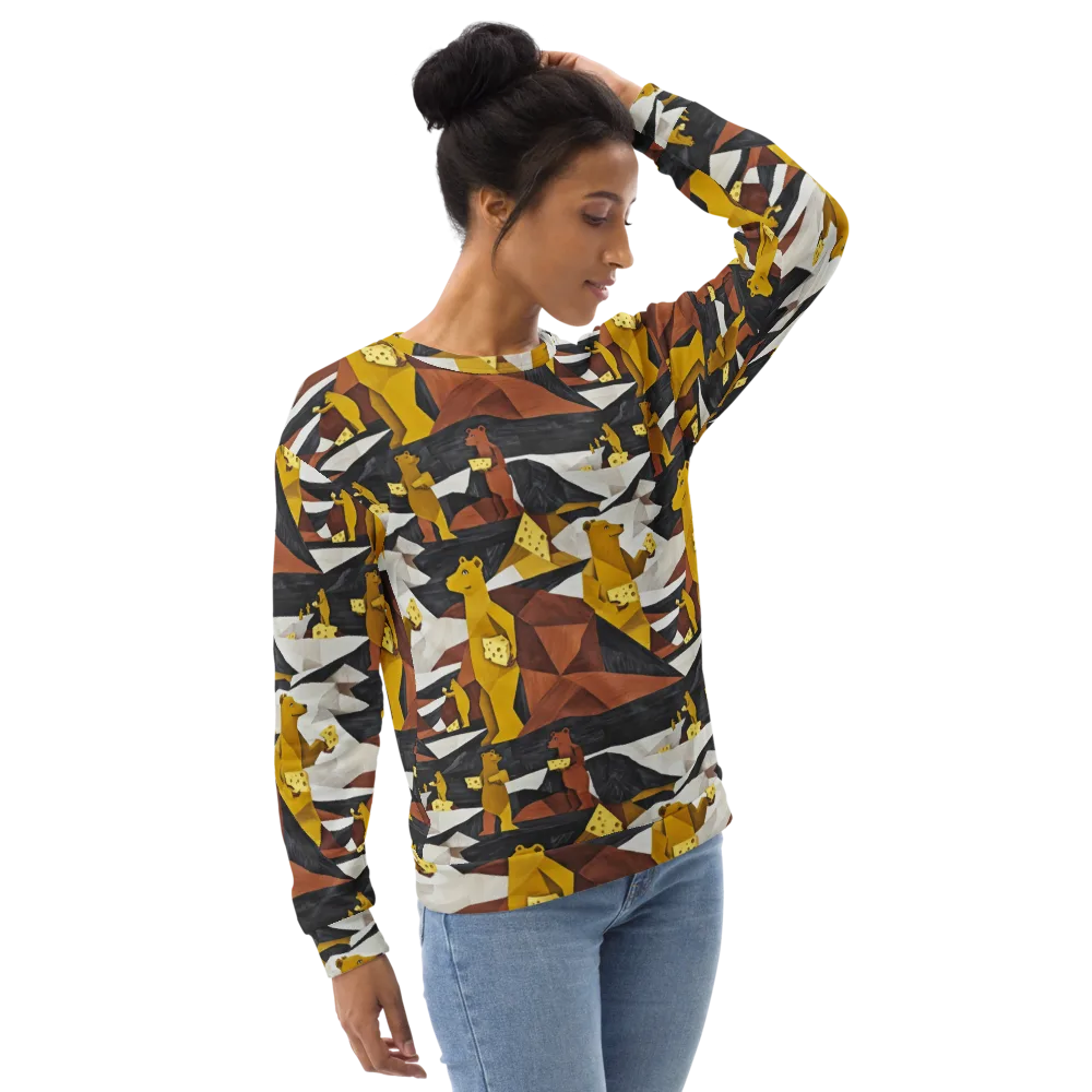 Golden Bear Market on Sweatshirt — Right Front