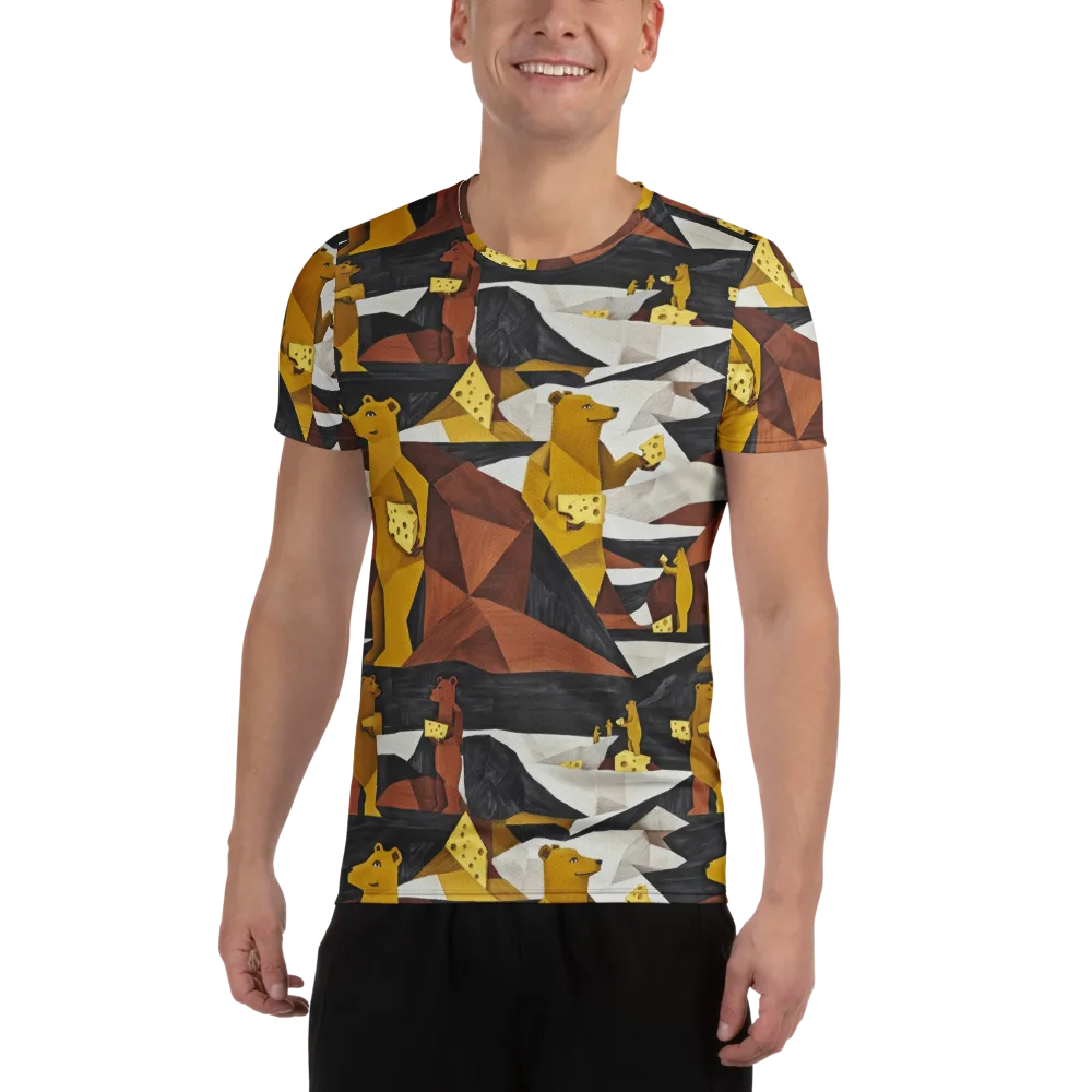 Golden Bear Market on Men's Athletic T-Shirt — Front