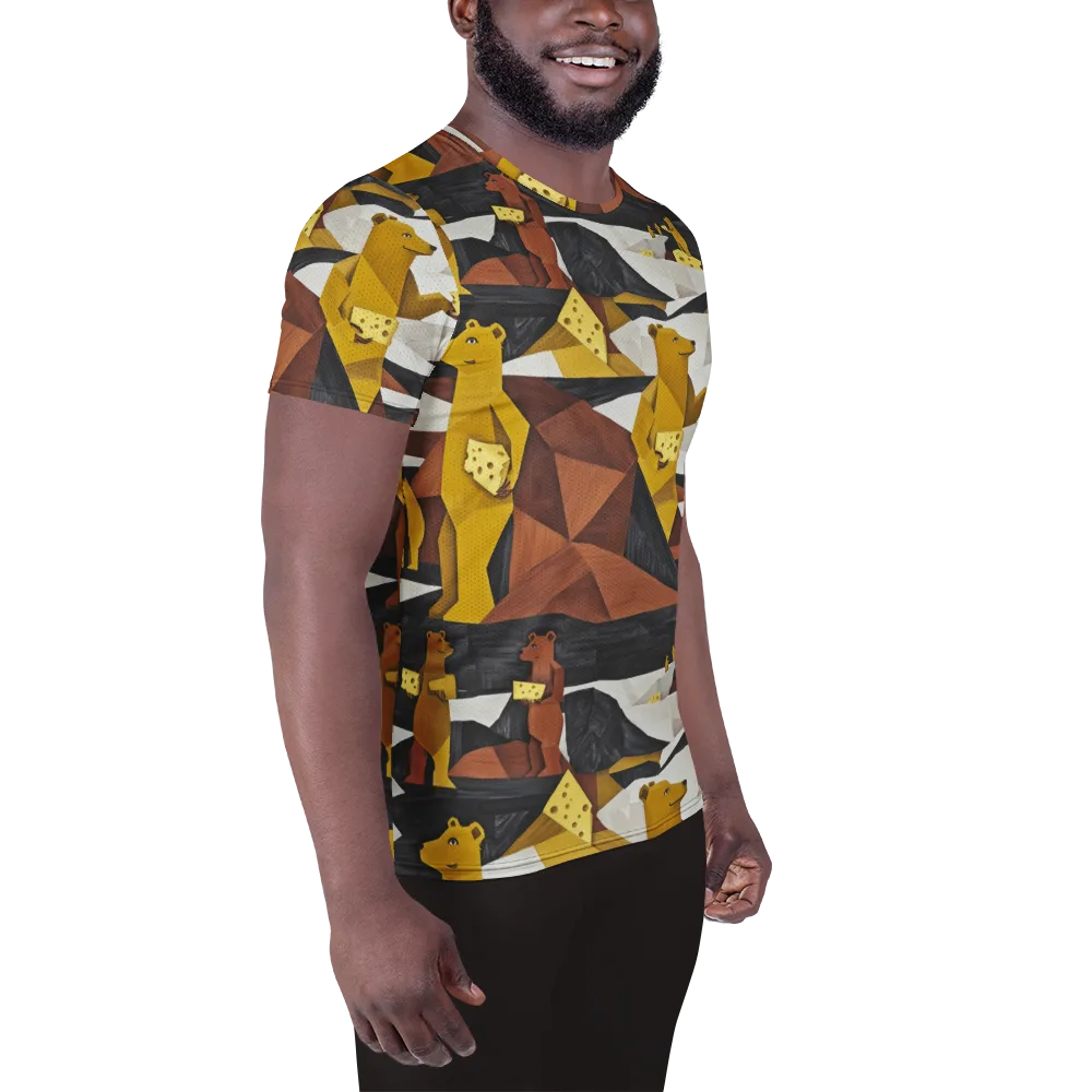 Golden Bear Market on Men's Athletic T-Shirt — Right