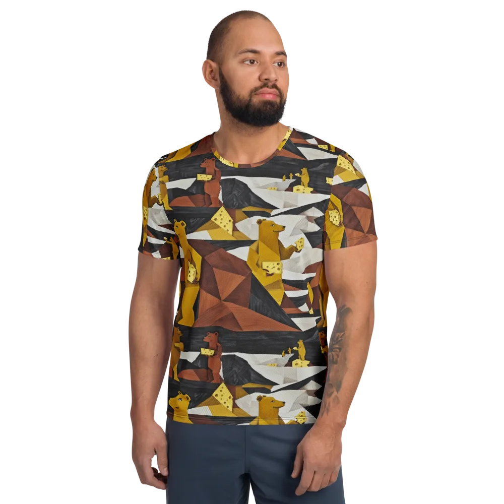 Golden Bear Market on Men's Athletic T-Shirt — Front