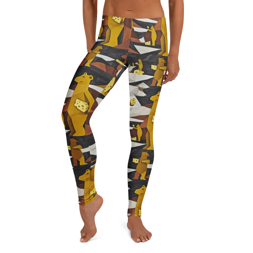 Golden Bear Market on Leggings — Front