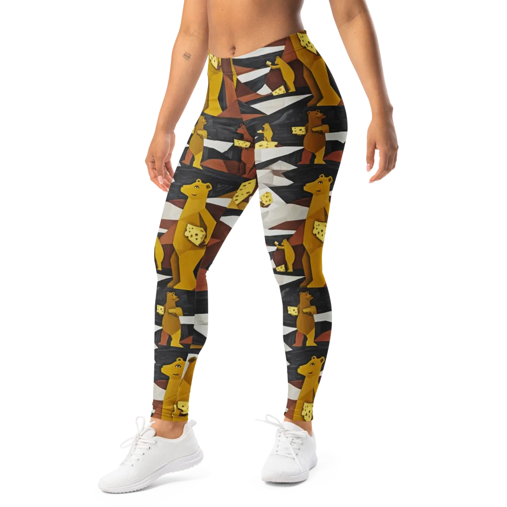 Golden Bear Market on Leggings — Left Front
