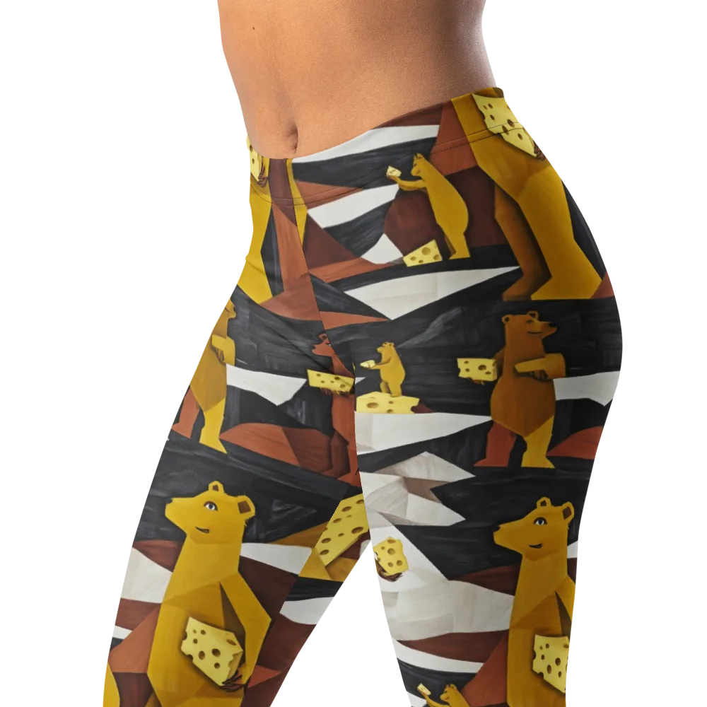 Golden Bear Market on Leggings — Left Front