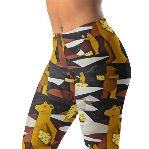 Golden Bear Market on a Leggings