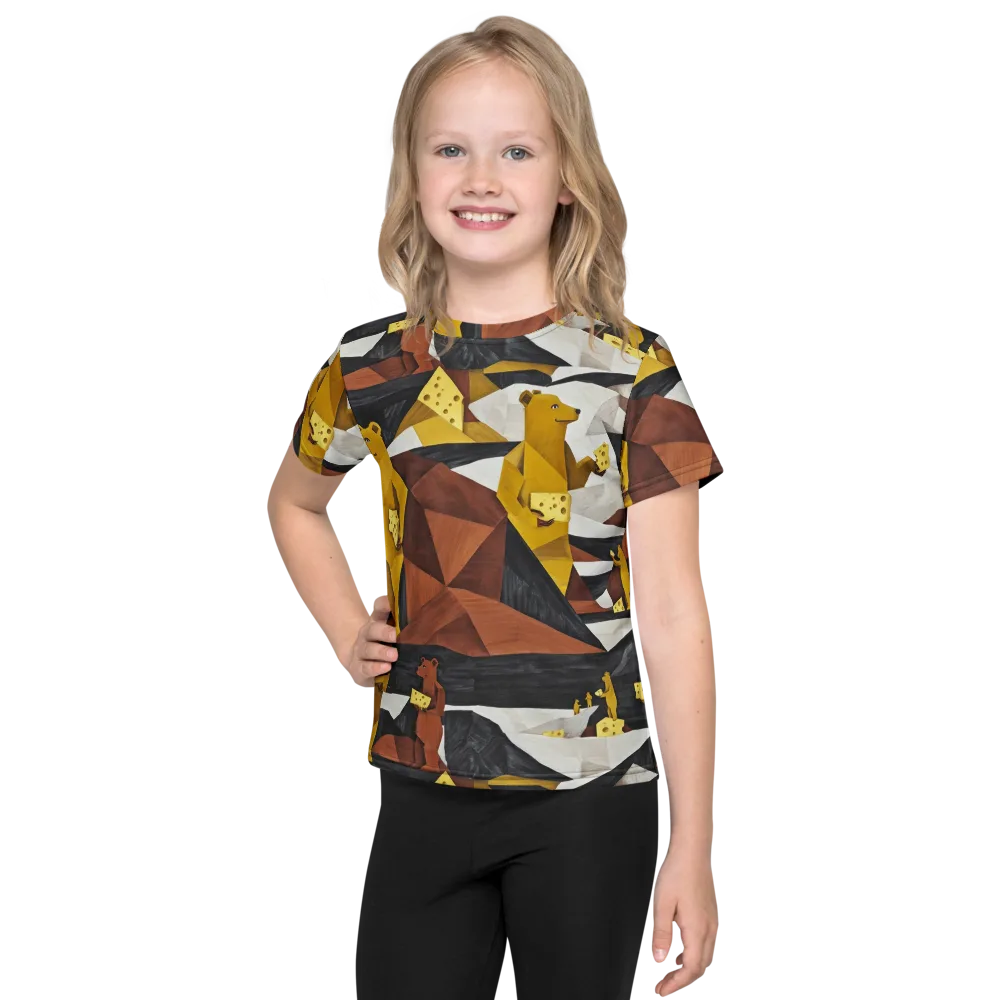 Golden Bear Market on Kids Crew Neck T-Shirt — Front