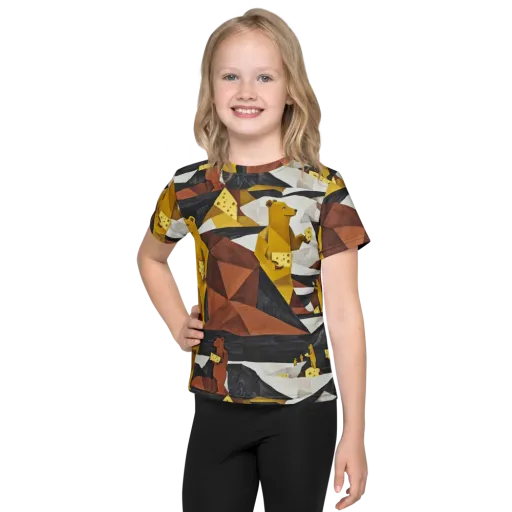 Golden Bear Market on a Kids Crew Neck T-Shirt