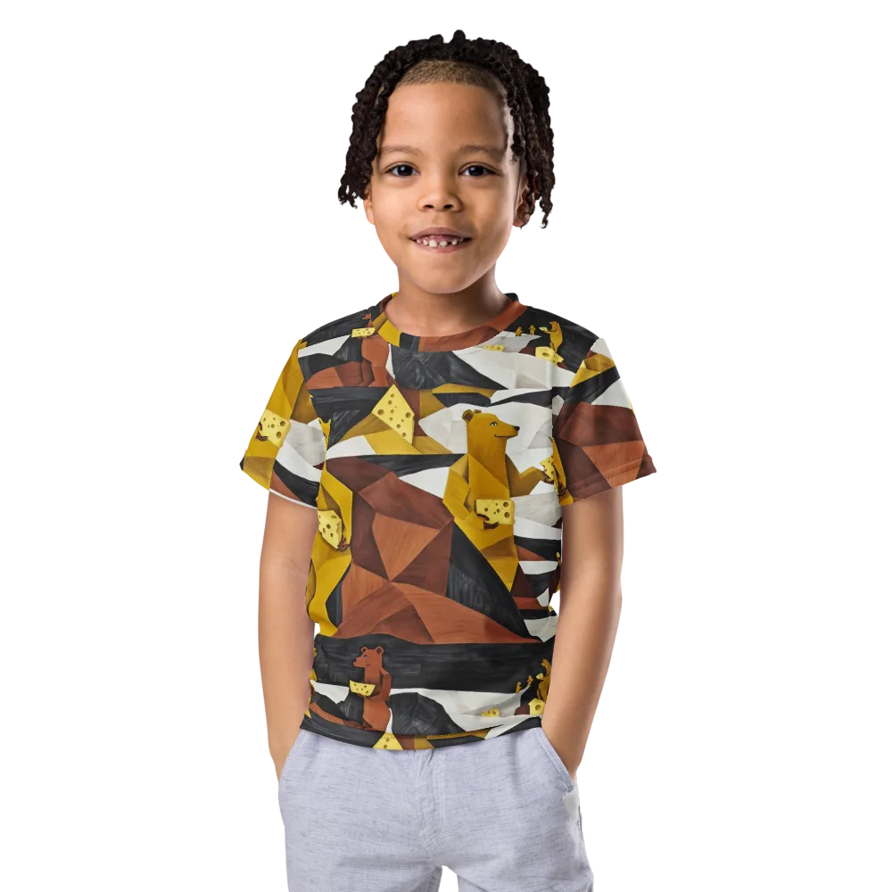 Golden Bear Market on Kids Crew Neck T-Shirt — Front