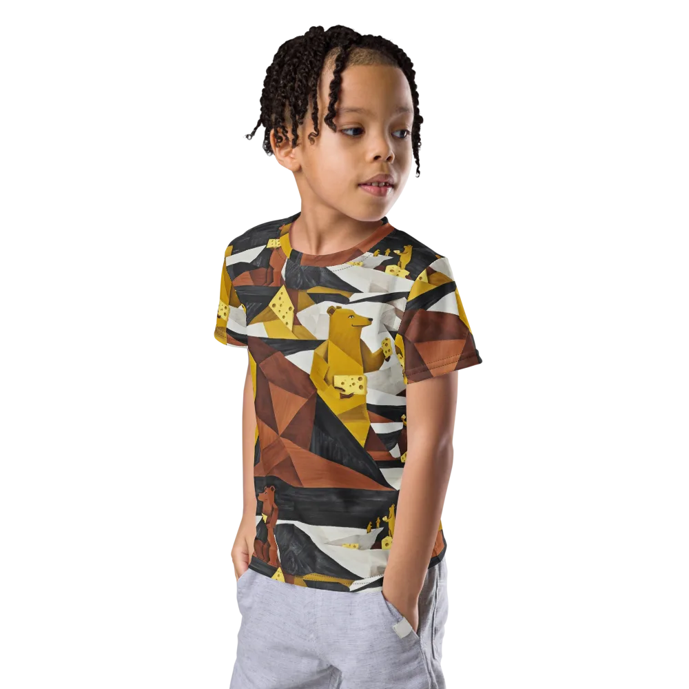 Golden Bear Market on Kids Crew Neck T-Shirt — Left Front