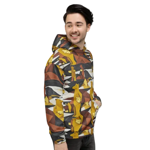 Golden Bear Market on a Hoodie