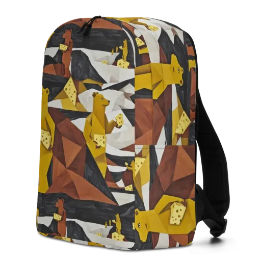 Golden Bear Market on a Minimalist Backpack