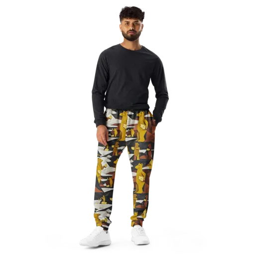 Golden Bear Market on a Men's Joggers