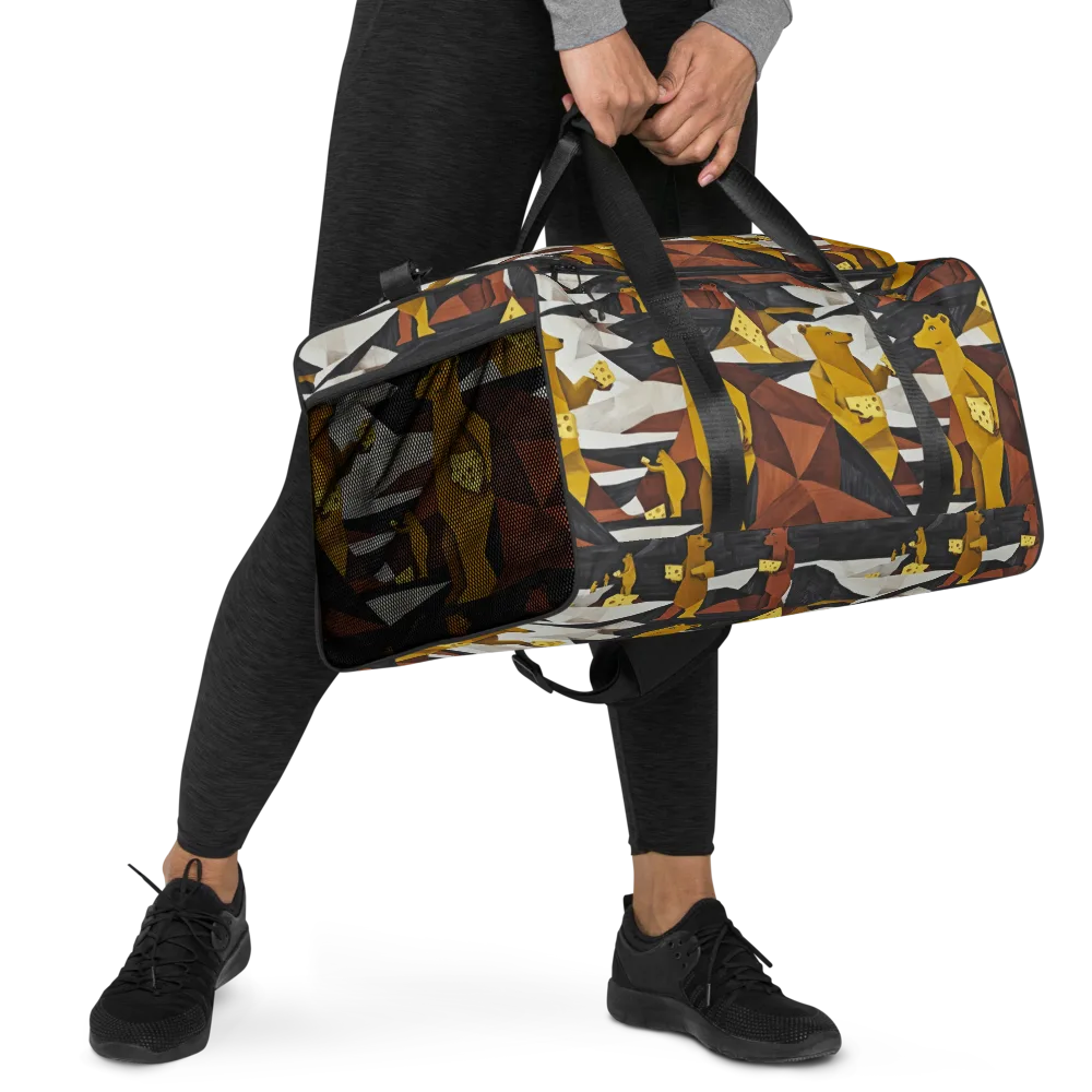Golden Bear Market on Duffle Bag — Right Front