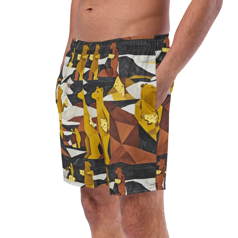 Golden Bear Market on Swim Trunks — Left Front