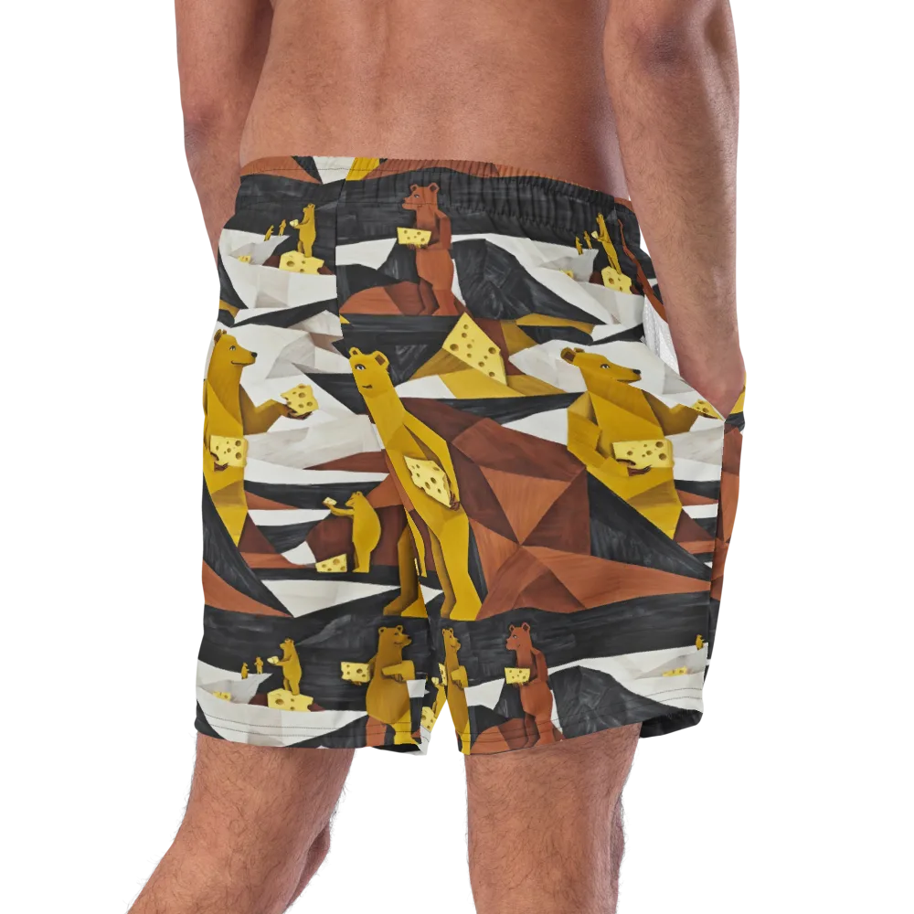 Golden Bear Market on Swim Trunks — Right Back