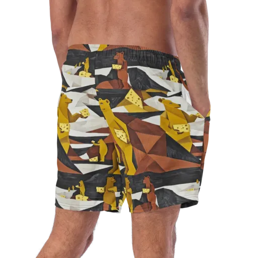 Golden Bear Market on a Swim Trunks