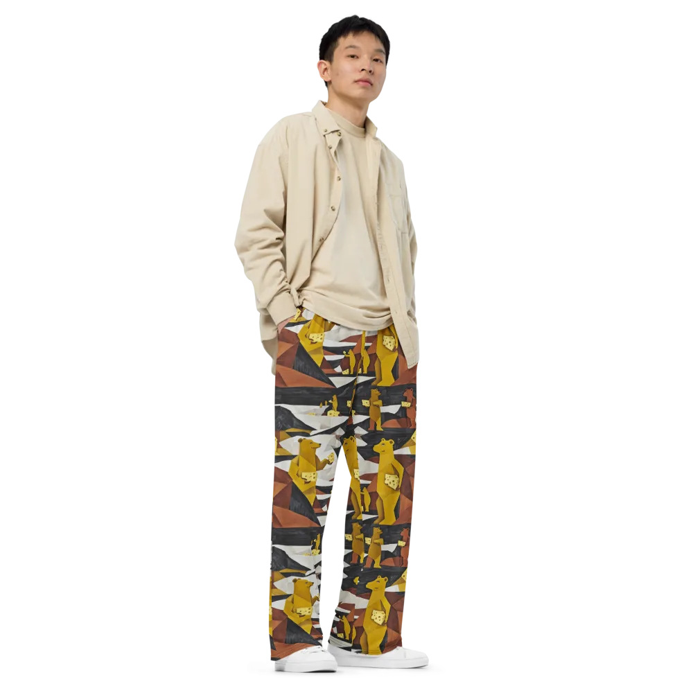 Golden Bear Market on Wide-Leg Pants — Right Front