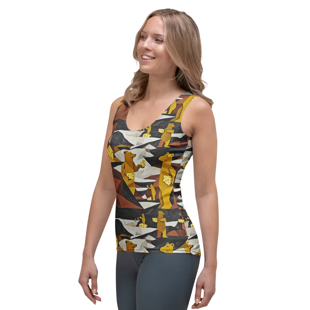 Golden Bear Market on Women's Tank Top — Left Front