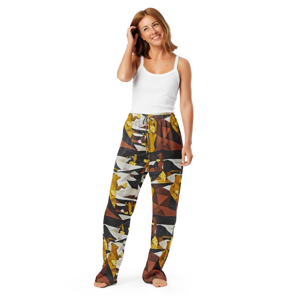 Golden Bear Market on Women's Pajama Pants — Front