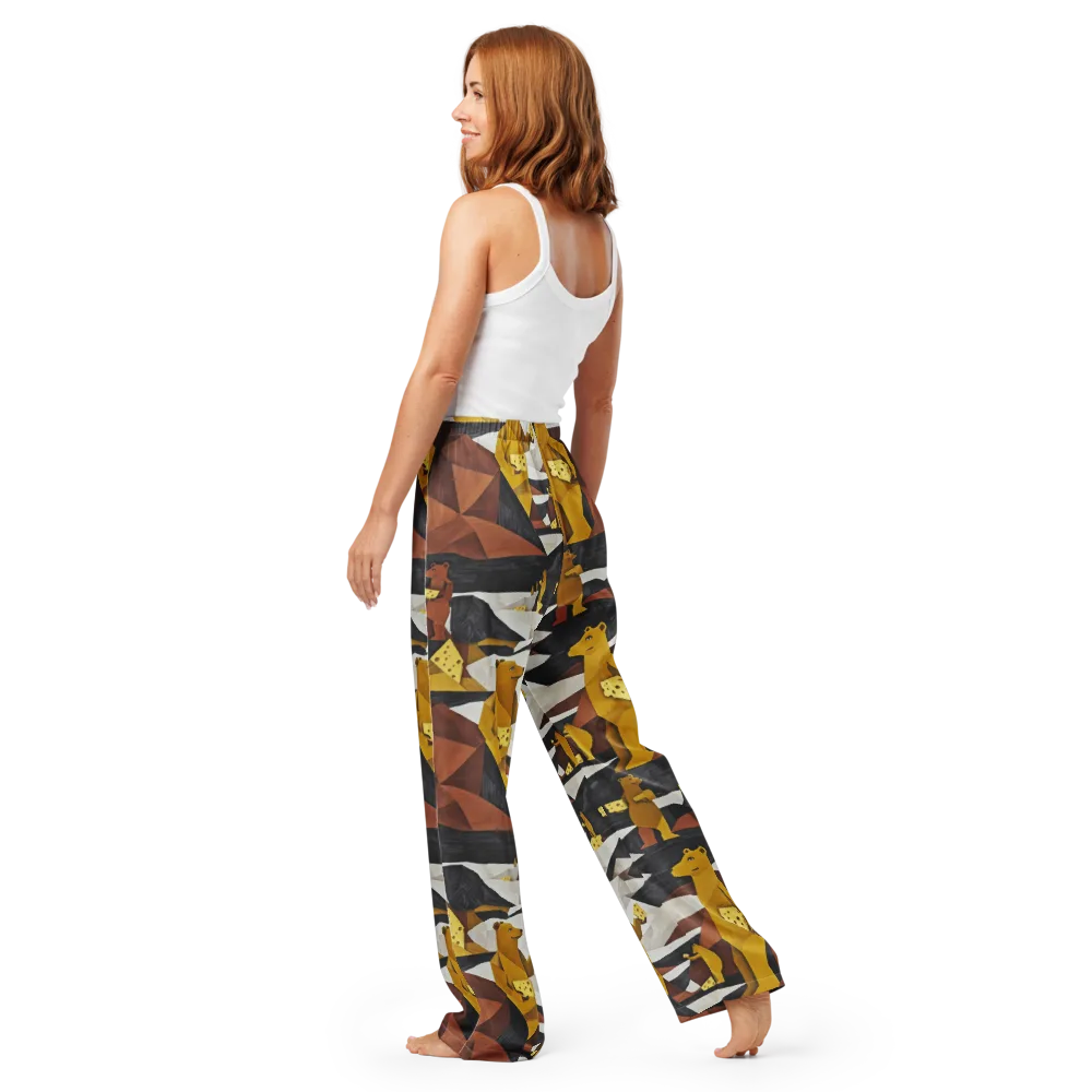 Golden Bear Market on Women's Pajama Pants — Back