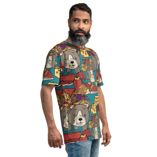 Picnic Pals on a Men's Crew Neck T-Shirt