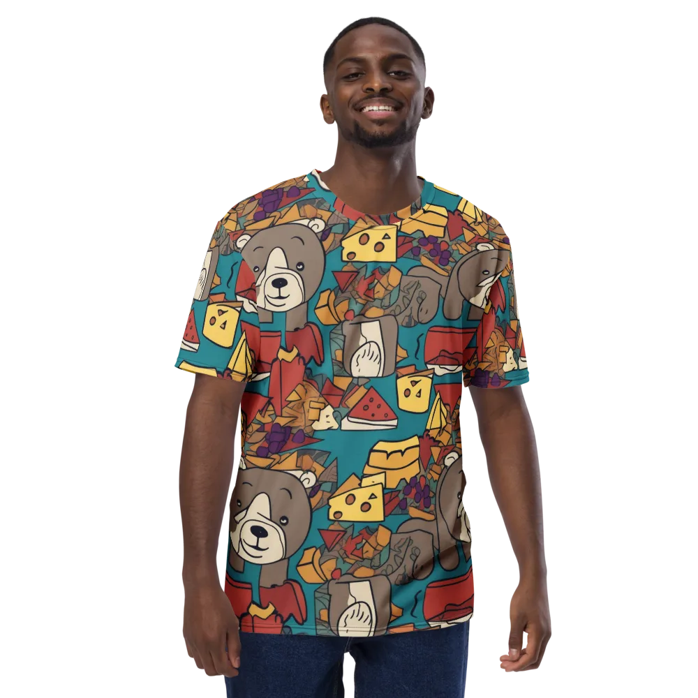 Picnic Pals on Men's Crew Neck T-Shirt — Front