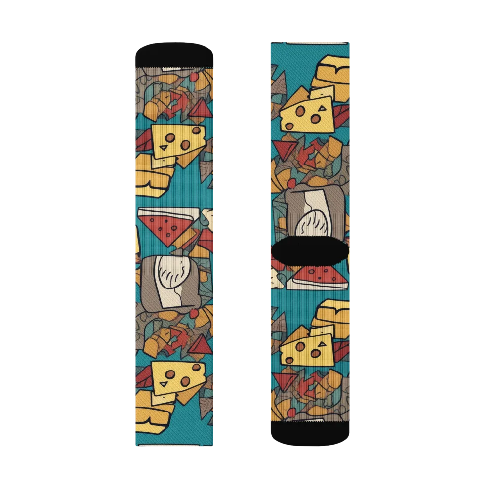 Picnic Pals on Socks — Right Sock
