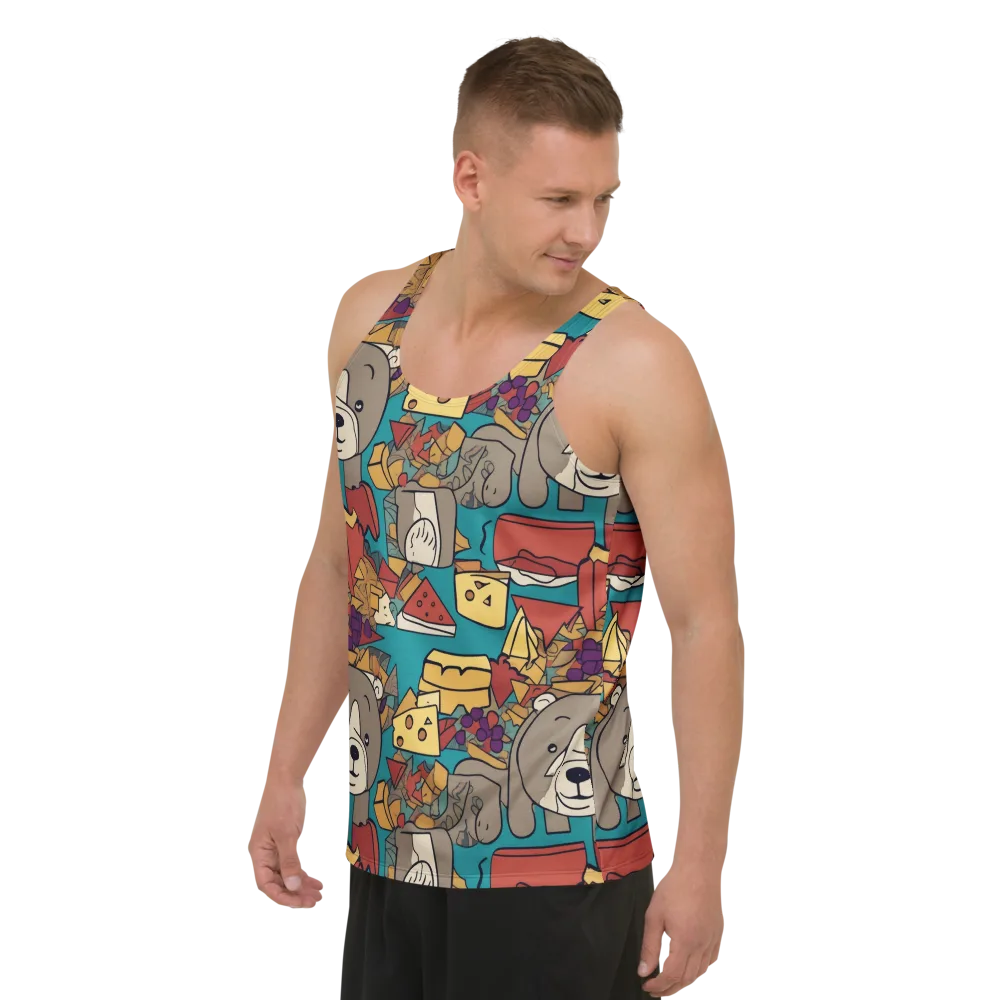 Picnic Pals on Men's Tank Top — Left Front