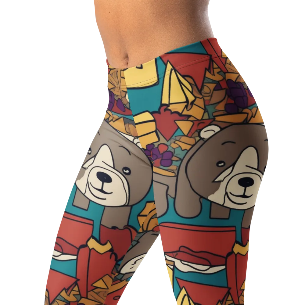Picnic Pals on Leggings — Left Front