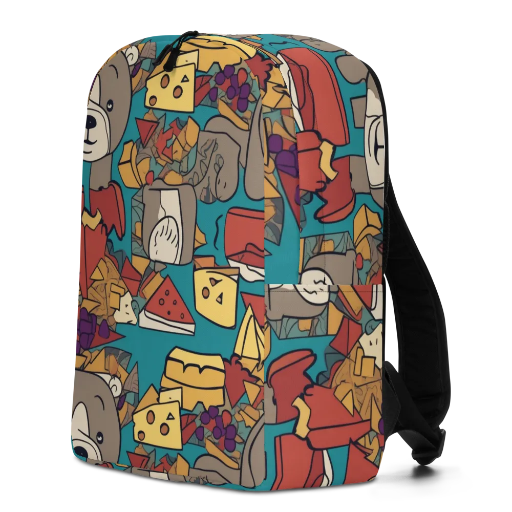 Picnic Pals on Minimalist Backpack — Left