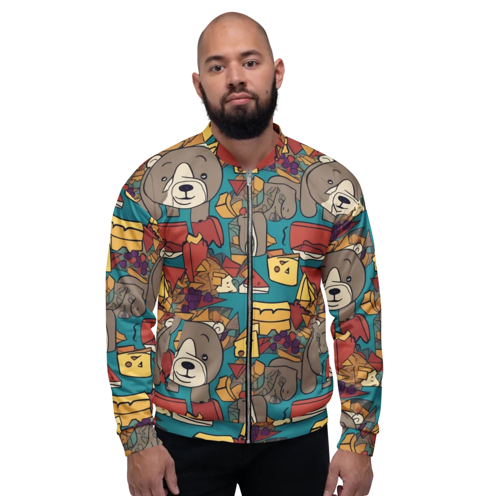Picnic Pals on Bomber Jacket — Front