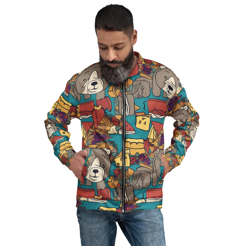 Picnic Pals on Bomber Jacket — Front