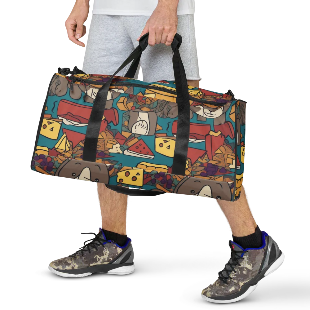 Picnic Pals on Duffle Bag — Front