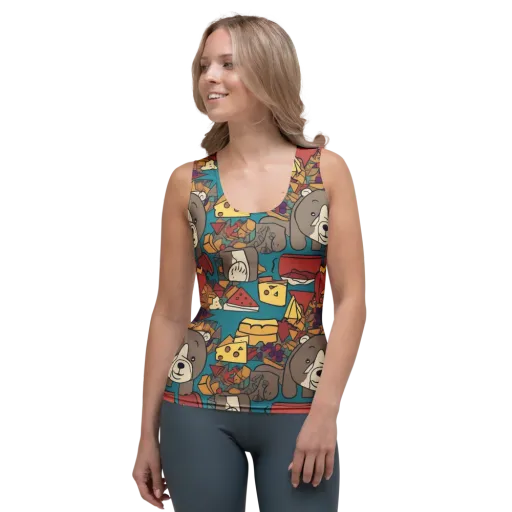 Picnic Pals on a Women's Tank Top