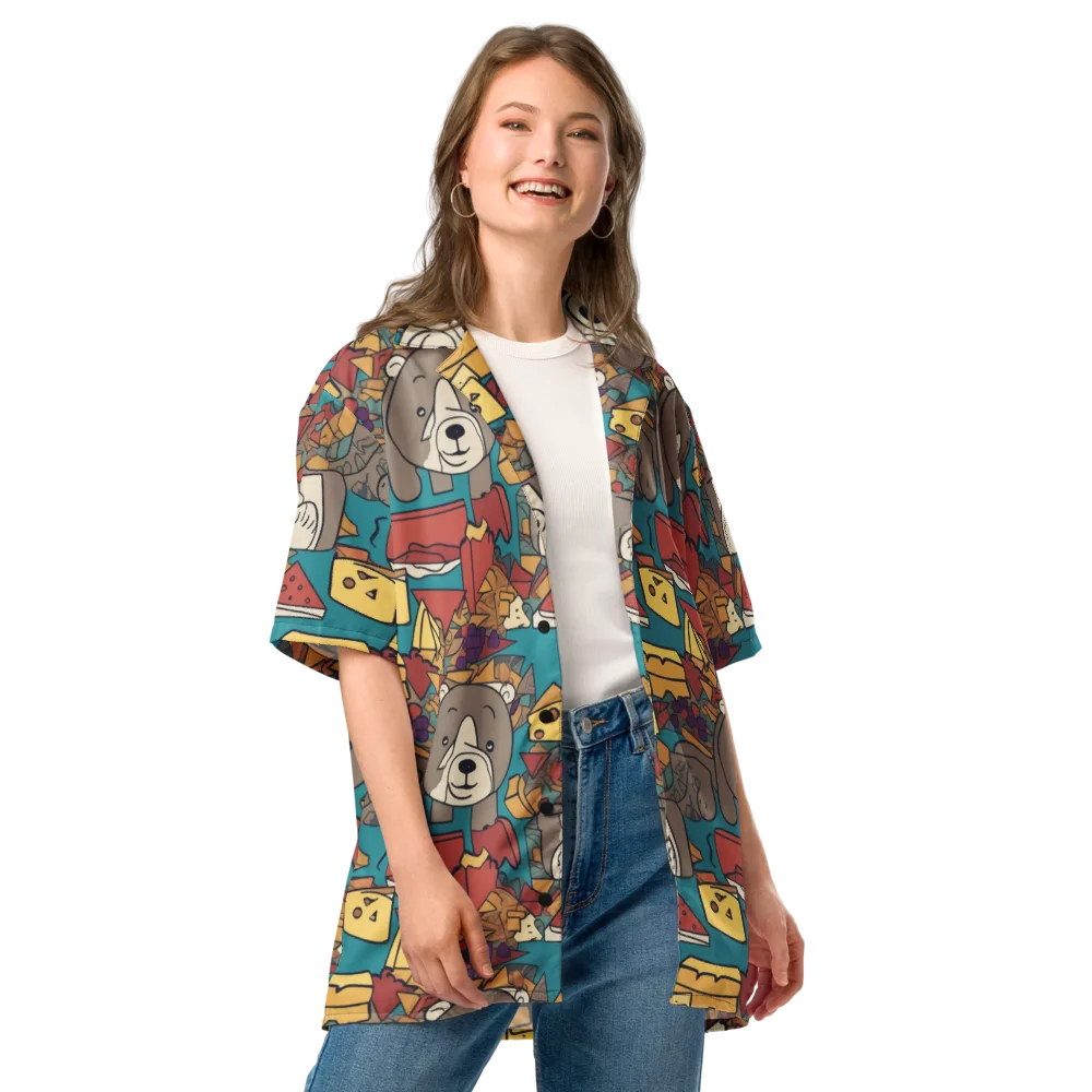 Picnic Pals on Button Shirt — Front