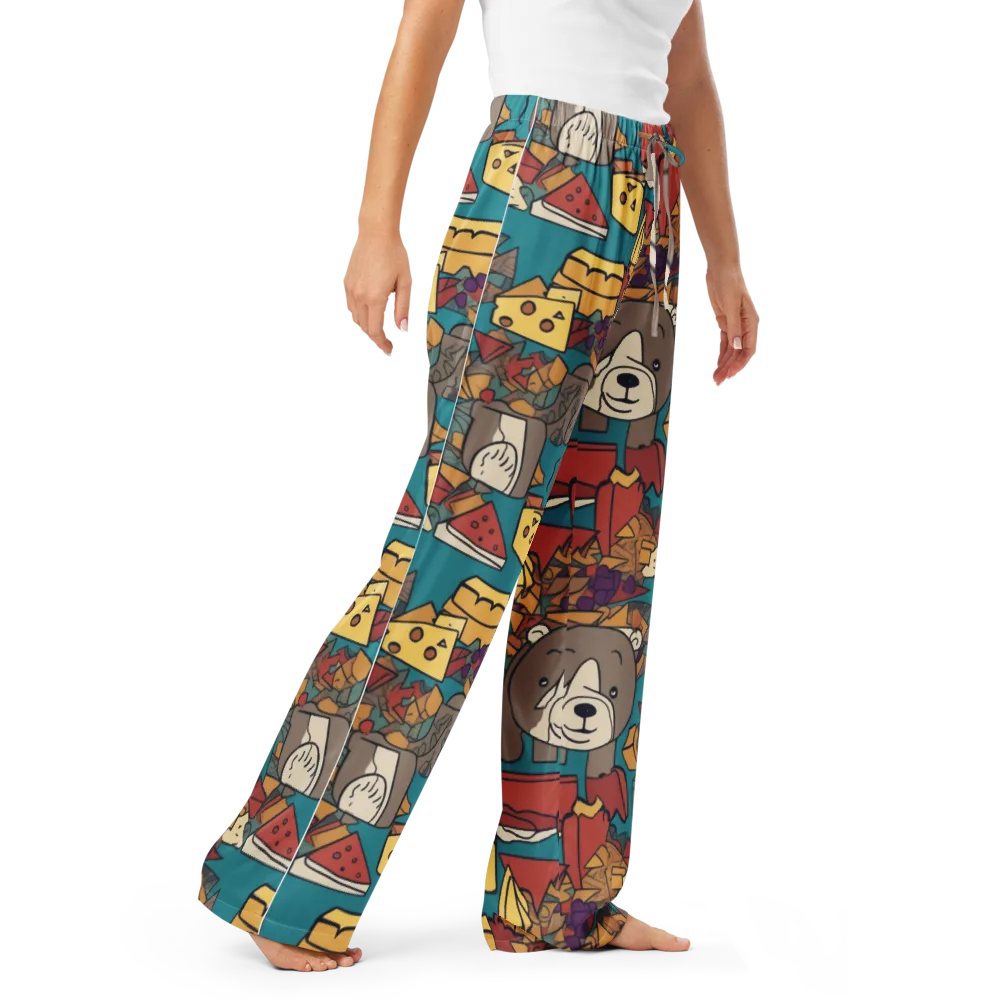 Picnic Pals on Women's Pajama Pants — Right Front