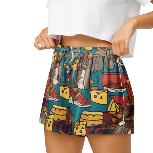 Picnic Pals on a Women's Pajama Shorts