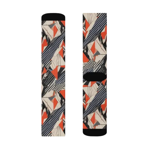Vermilion Static on a Socks