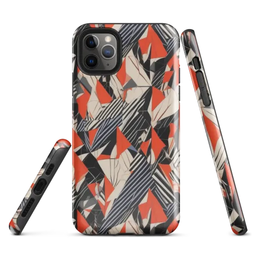 Vermilion Static on a Tough Case for iPhone®