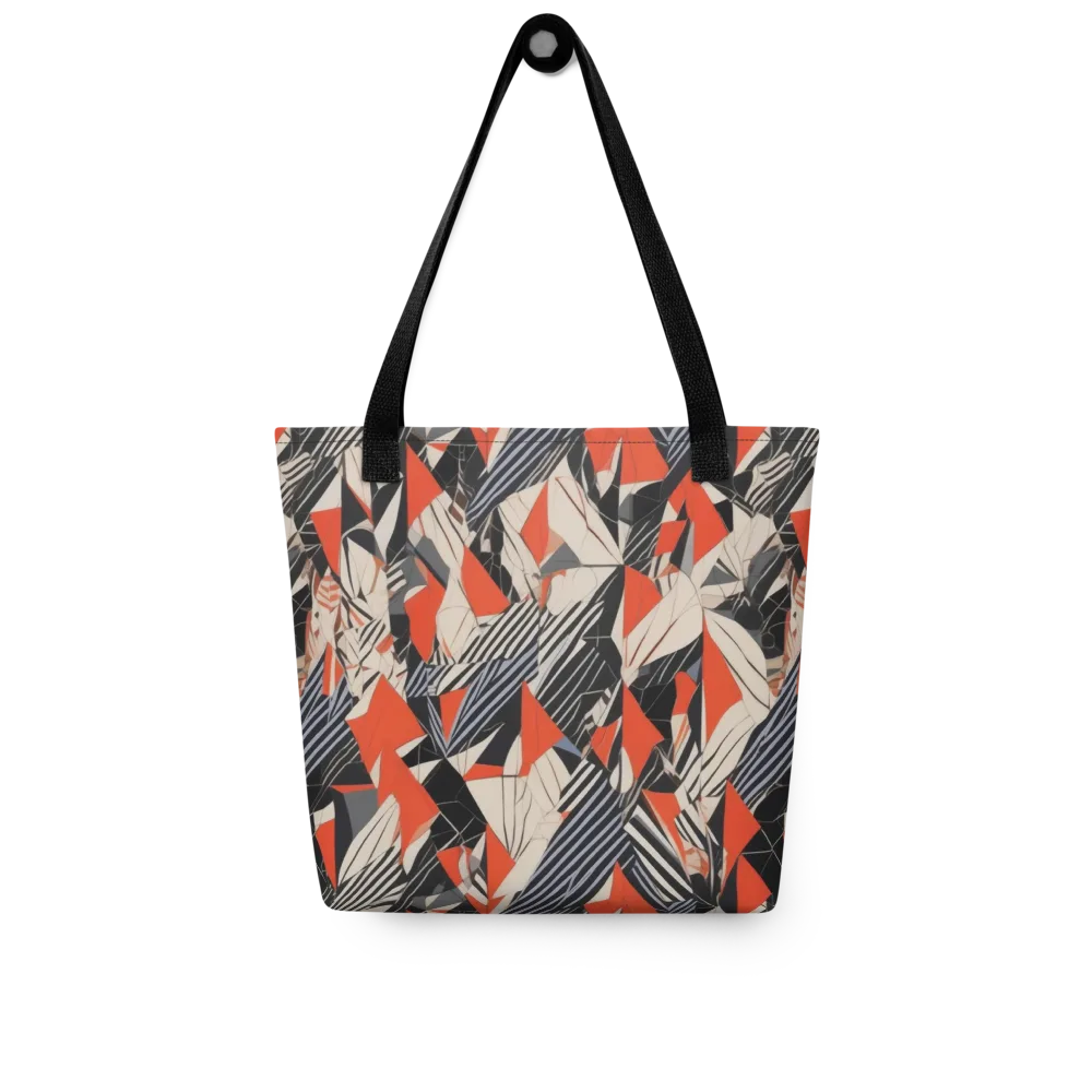 Vermilion Static on Tote Bag — Front